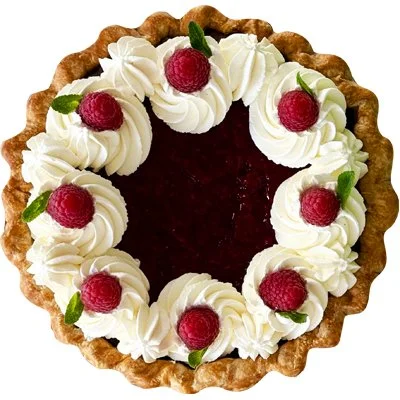 The Rosebud Chocolate Raspberry Pie