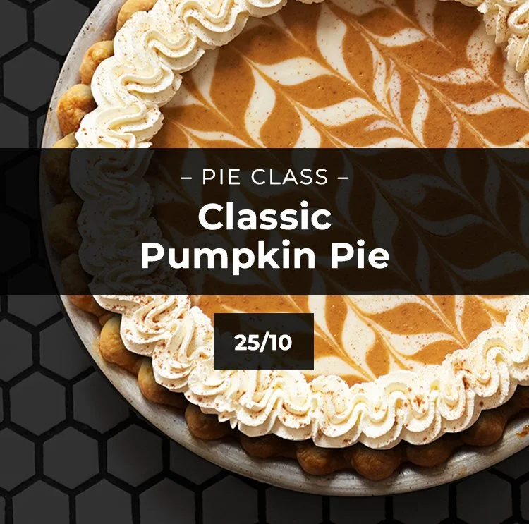 Pie Class: Pumpkin Pie and Classic Pie Crust