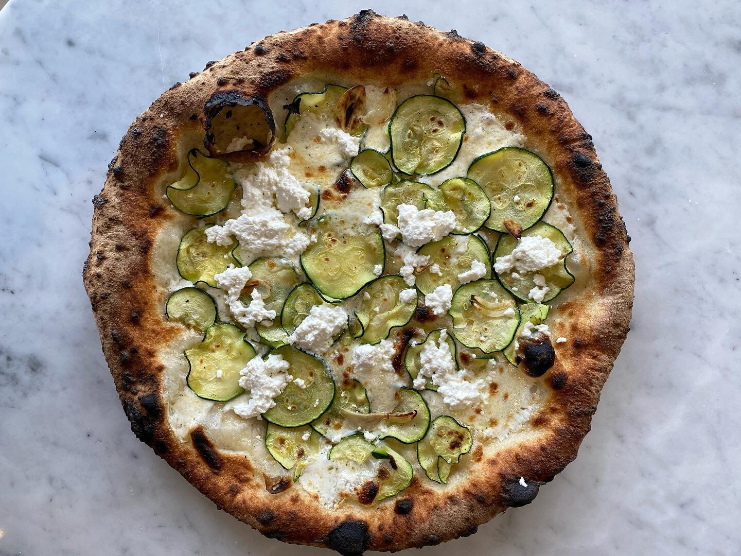 Heirloom squash, shaved garlic and ricotta - on the menu for the rest of summer 😎
&bull;
Happy 4th, friends. We&rsquo;ll be closed for a quick recharge and back on Wednesday. Hope it&rsquo;s a good one✌️