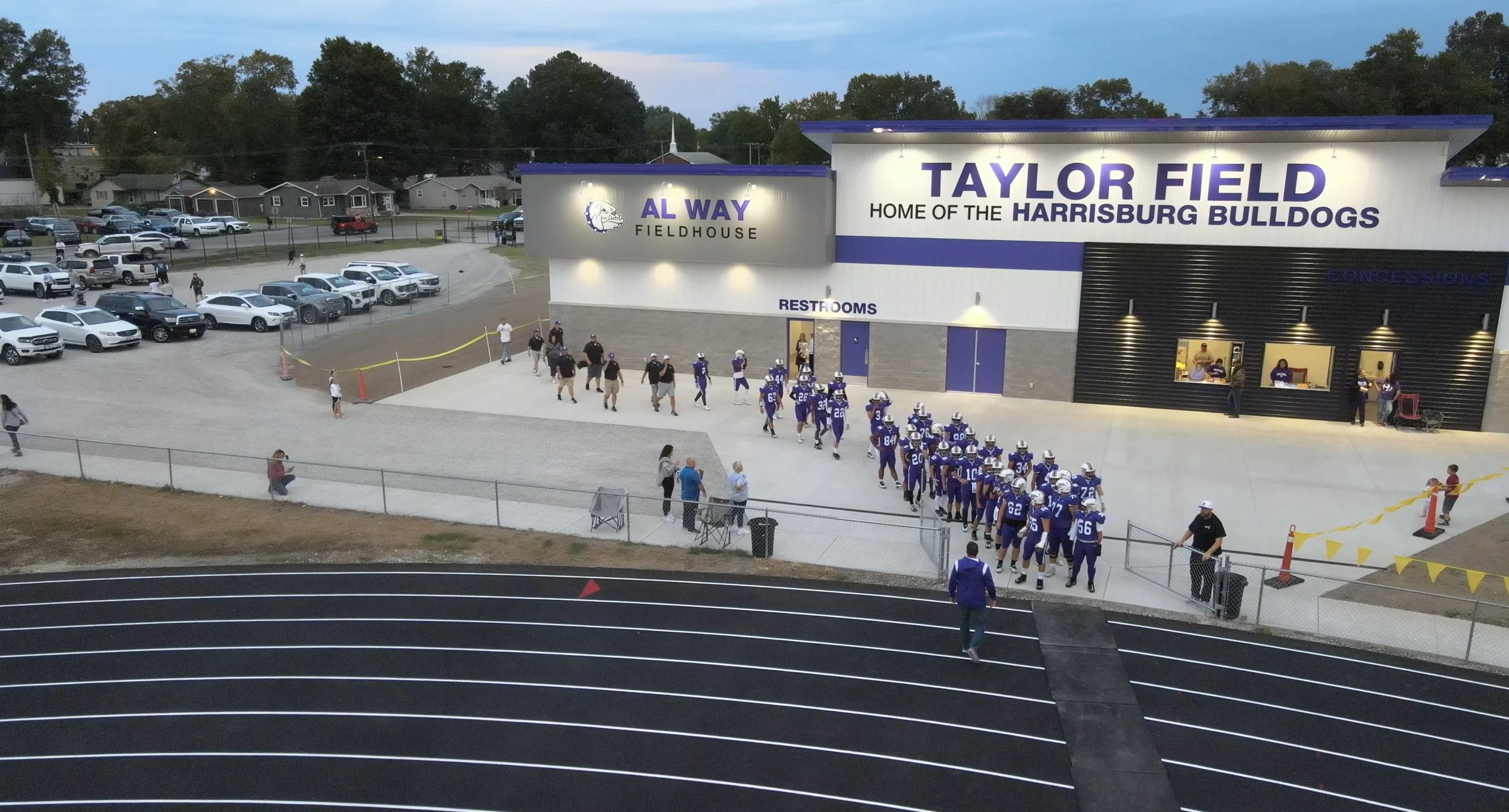 NEW OUTDOOR PHYSICAL EDUCATION FACILITY / TAYLOR FIELD — H.E. Mitchell
