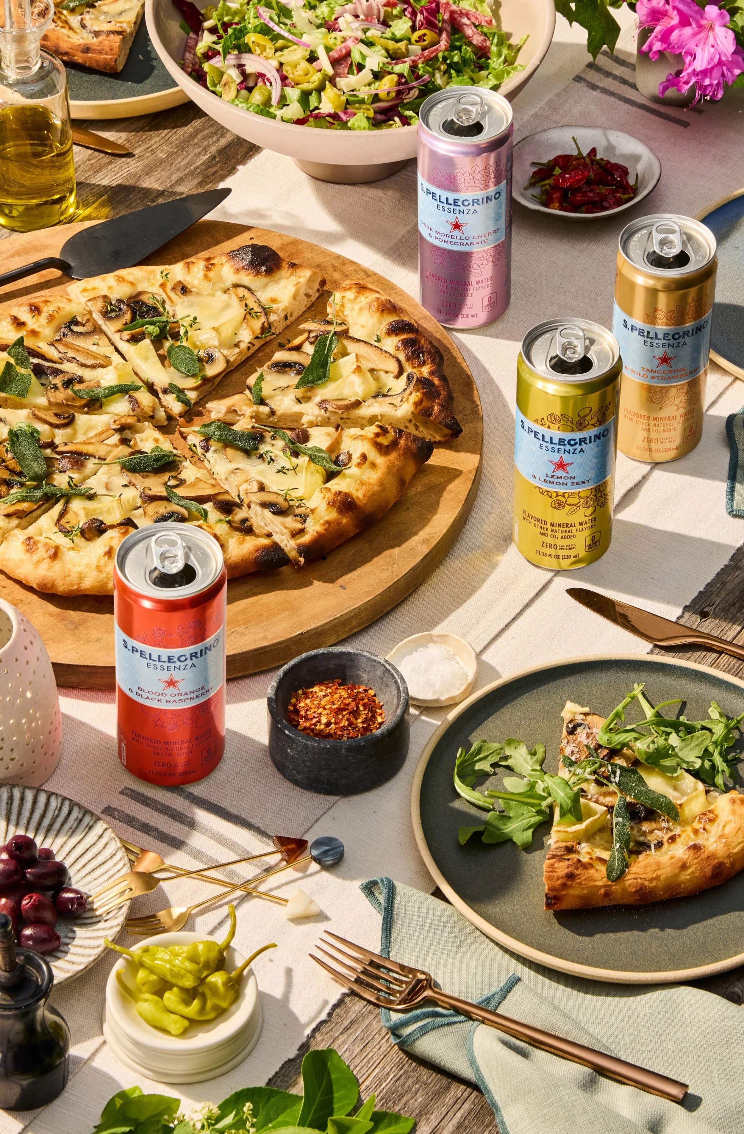 Advertising shoot for San Pellegrino - Photographed by Christopher Testani - food styling, commercial food stylist NYC 