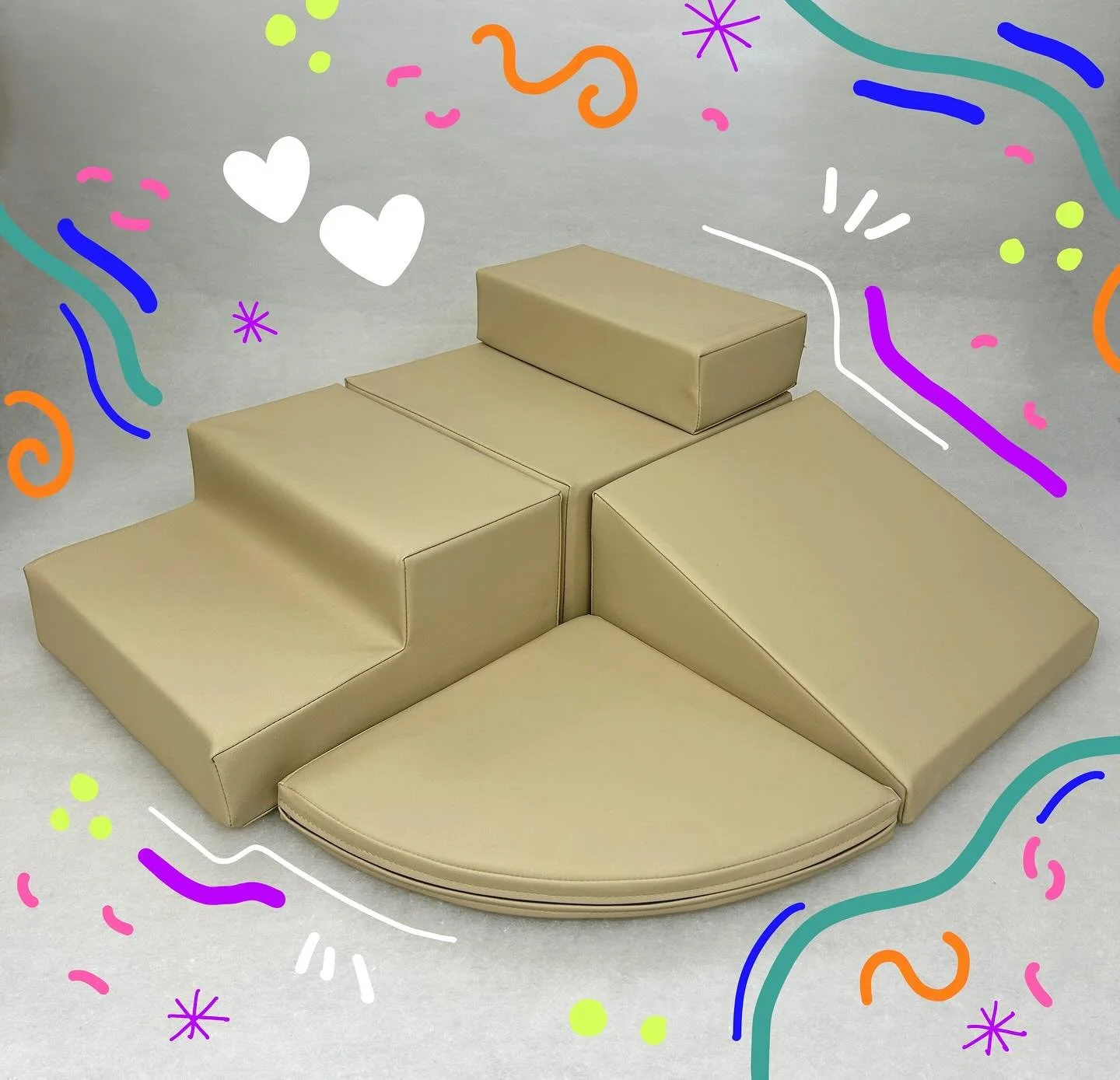 🎄 Aquest Nadal, regala joc i moviment!
El nostre Pack de Psicomotricitat Infantil &eacute;s ideal per als m&eacute;s petits de casa 🧸💫 
Peces suaus, segures i divertides que afavoreixen el desenvolupament motriu, la imaginaci&oacute; i l&rsquo;aut