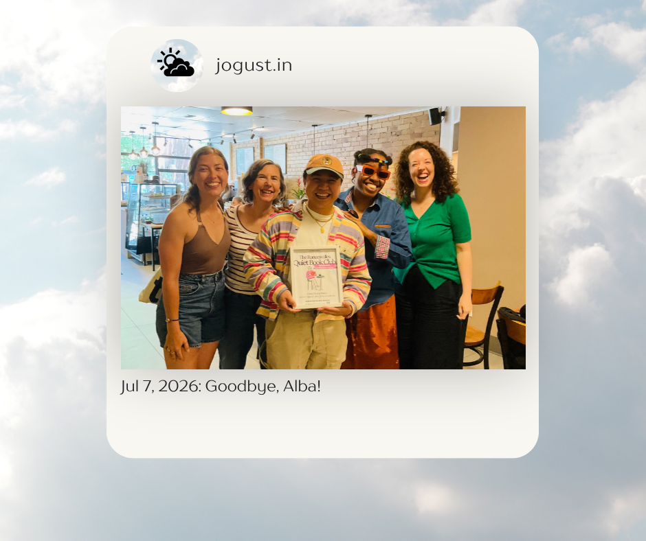 The Roncesvalles Quiet Book Club #13