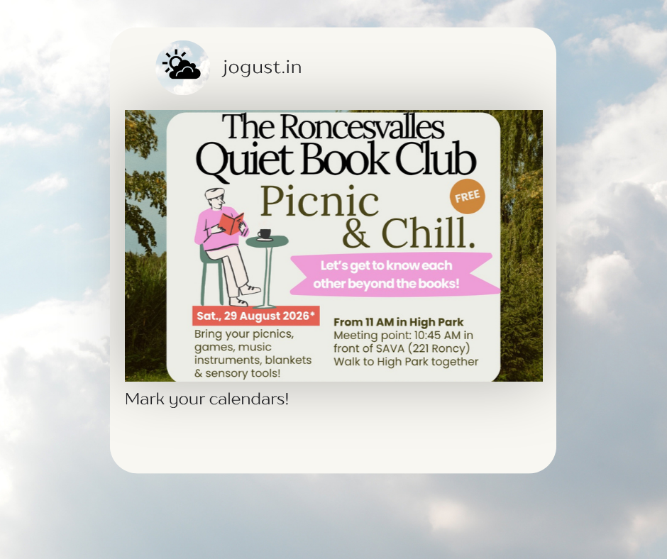 SAVE THE DATE: Picnic with The Roncy QBC on 8/29