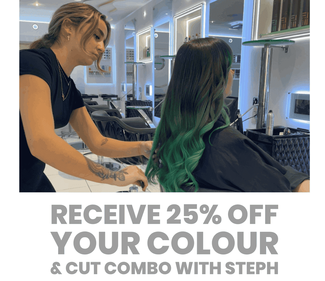 new year hair cut & colour offer
