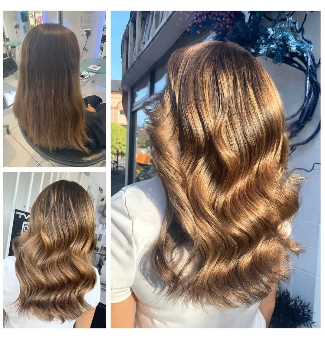 blended multi-dimensional balayage hair services in bournemouth