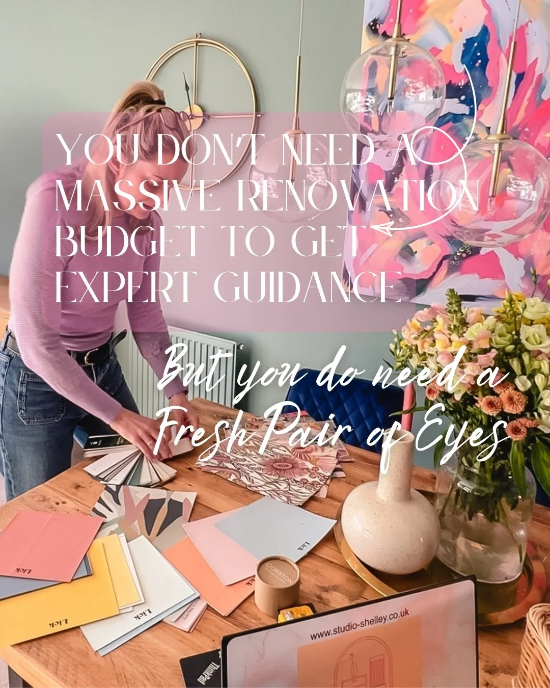 Mothers day is 10 days away. Here&rsquo;s a mothers day gift that lasts far longer than flowers.

Fresh Pair of Eyes is a two hour, in home design session where we unlock your space together. Real samples. Bold ideas. Clear direction. Confidence to m