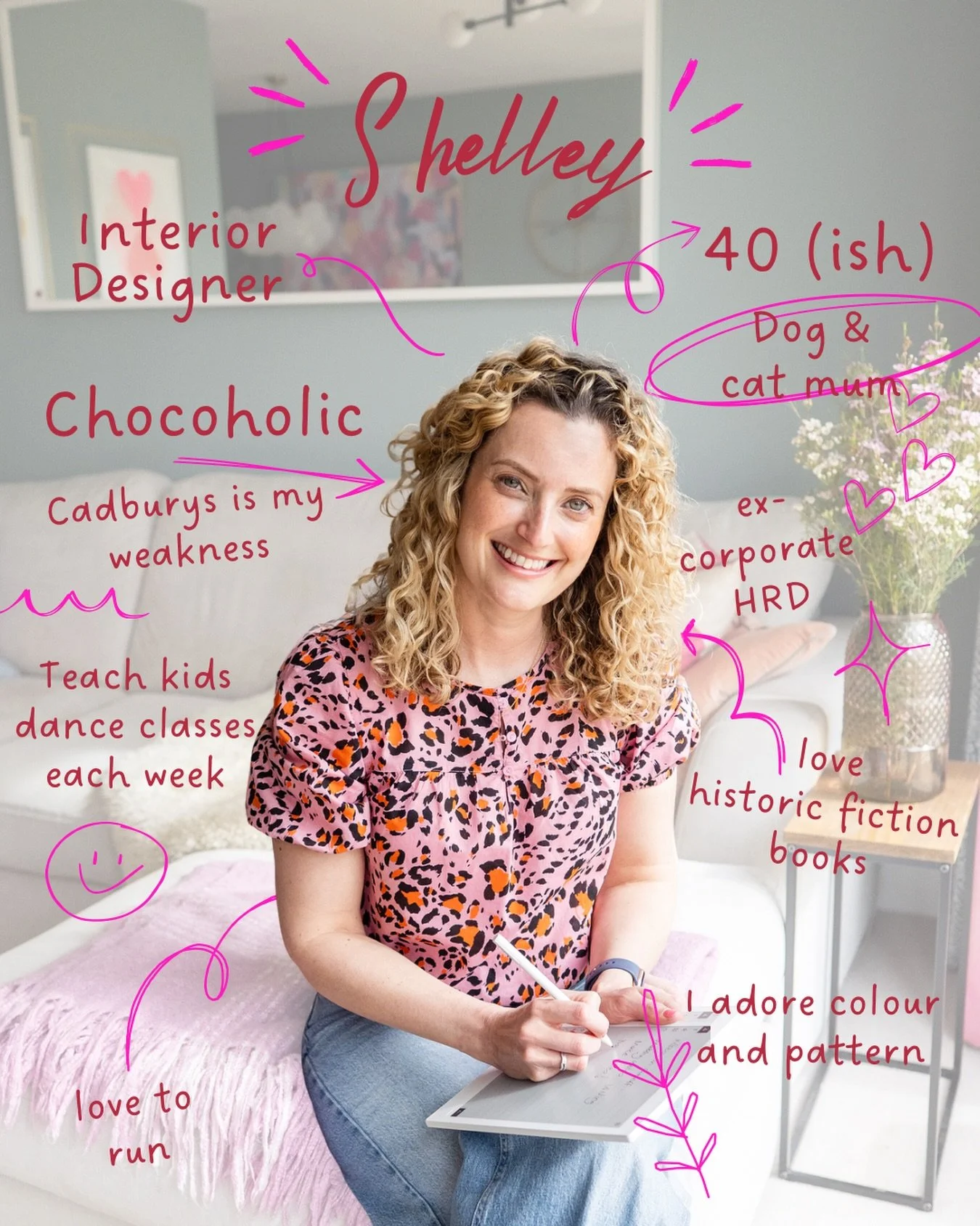 Nice to meet you. I&rsquo;m Shelley 👋 

Here are some little facts about me! Any surprise you? 

Personal property facts: 4 house moves, 2 full home renovations, self taught DIY, handyman Dad, 1 full garden renovation, invested in expensive furnitur