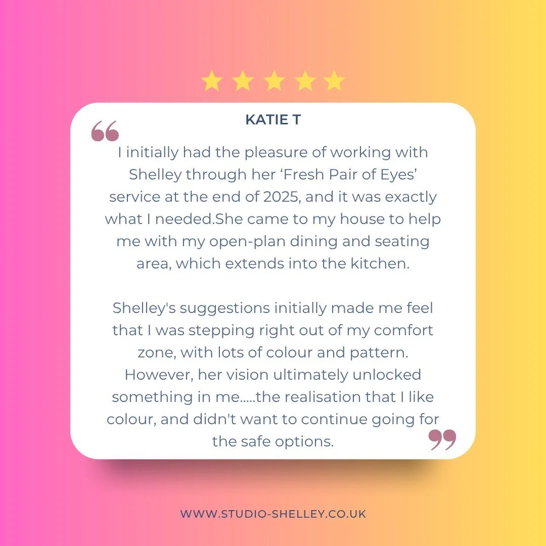 When I first met Katie at her Fresh Pair of Eyes consultation in her home in Bramley, Hampshire, she was in a world of confusion. 

Her friend was giving her lots of her views and projecting her likes and dislikes onto her, and she was convinced she 