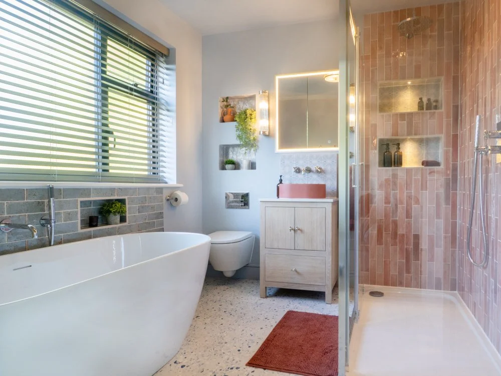 Great Bookham, Surrey. Ensuite and Family Bathrooms