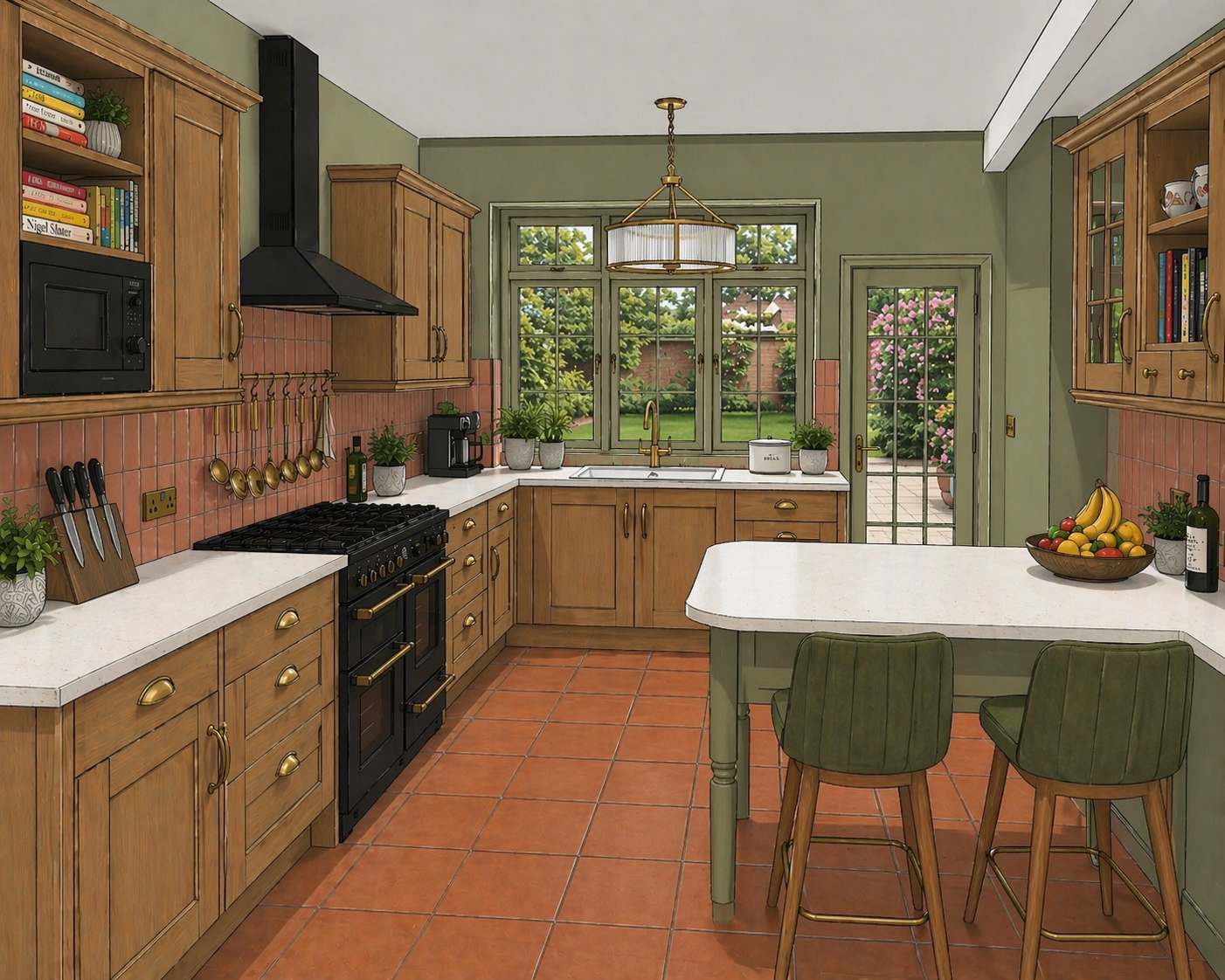 Virginia Water, Surrey. Kitchen & Utility