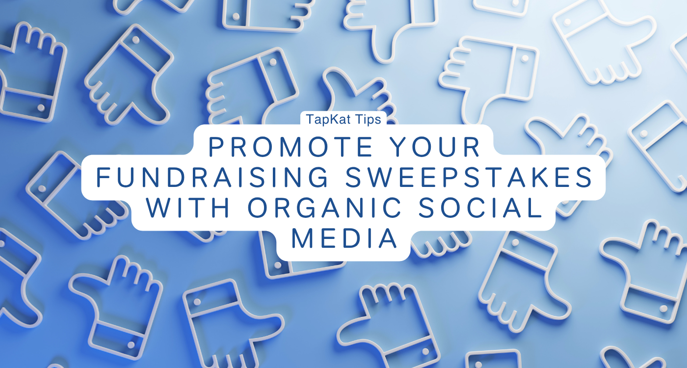 Promote Your Fundraising Sweepstakes with Organic Social Media
