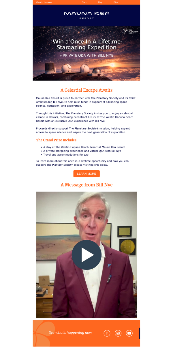 Sweepstakes Email Example How to Create a Great Promo Email for Your TapKat Sweepstakes | TapKat