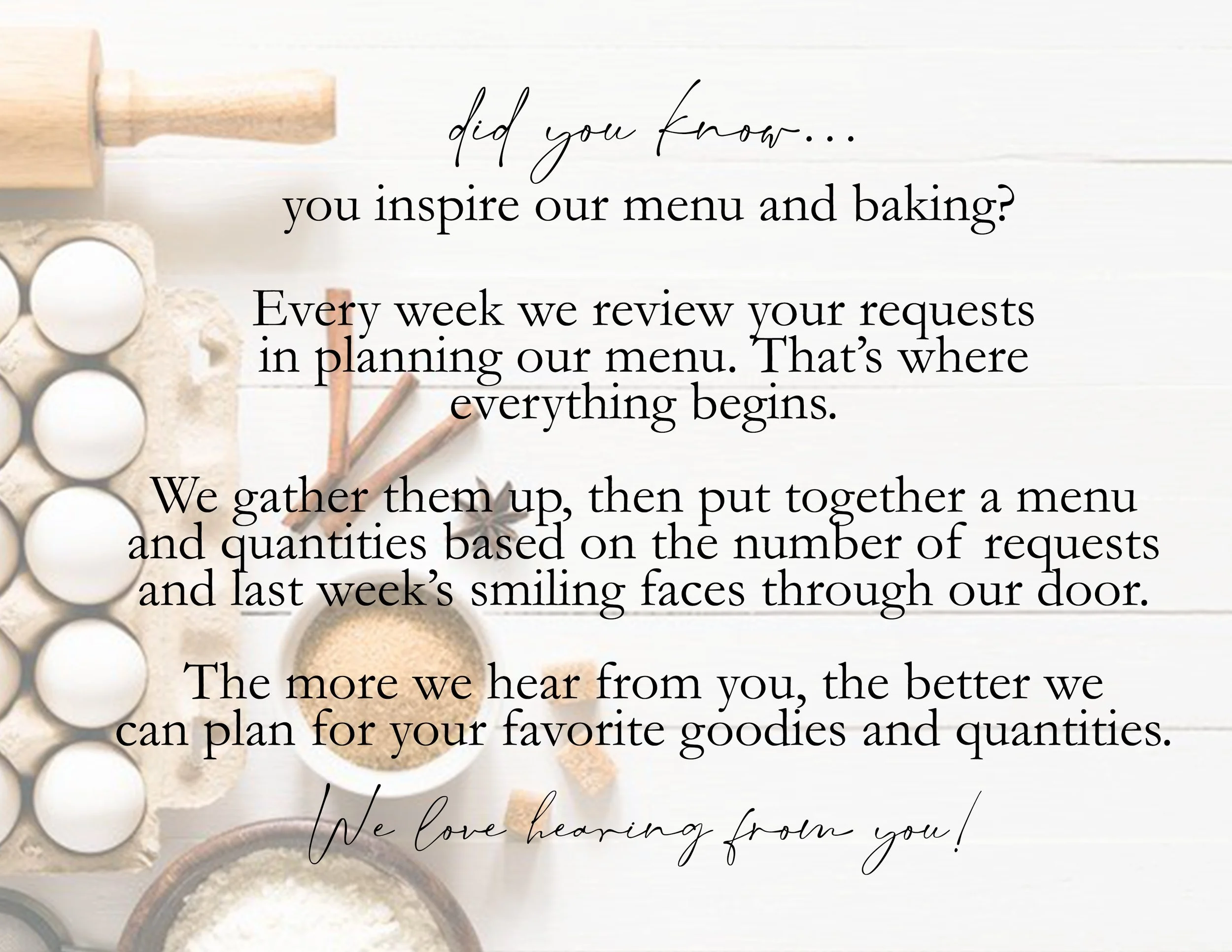 You’re our inspiration.