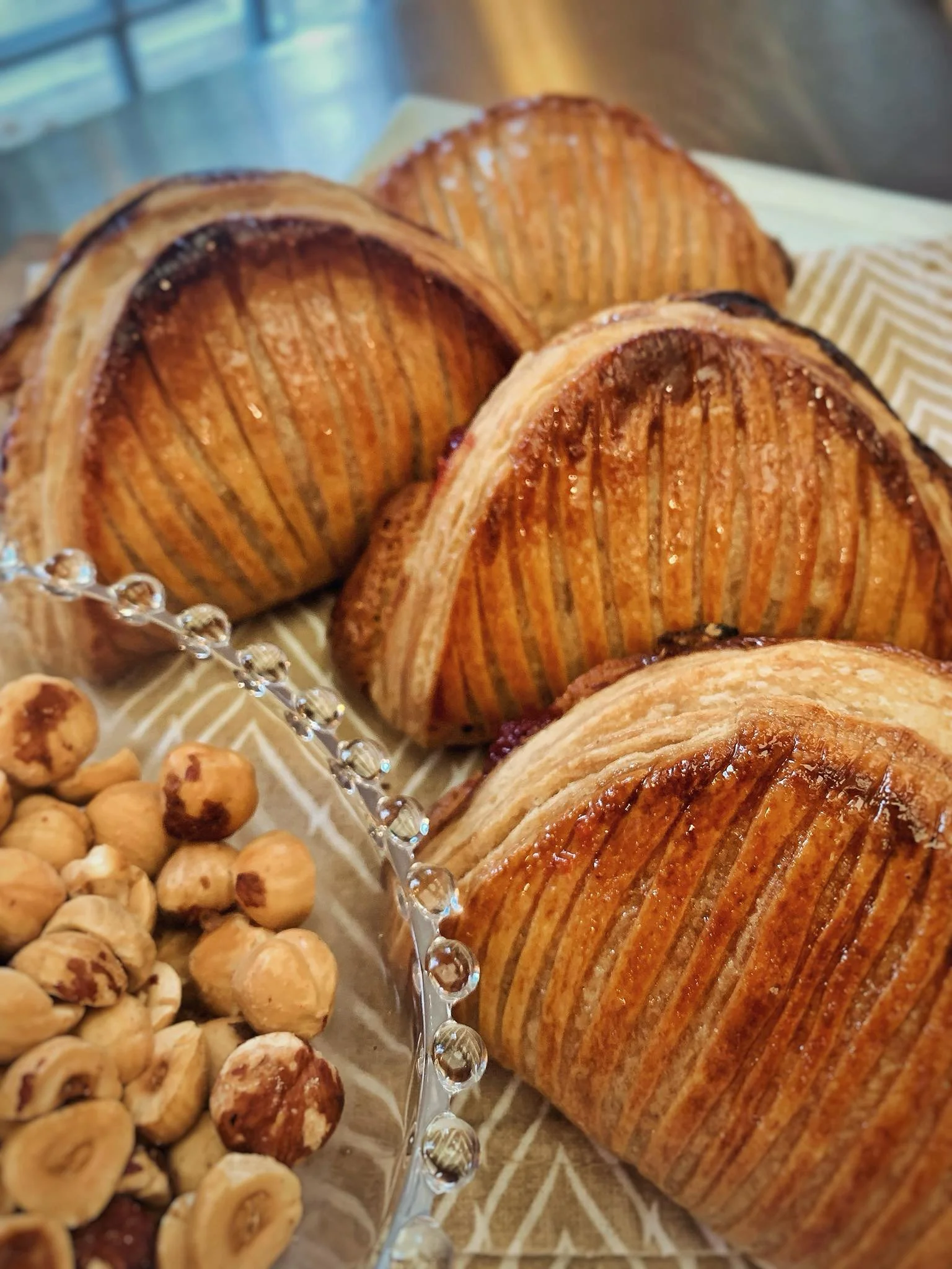 Cherry & Hazelnut Chausson