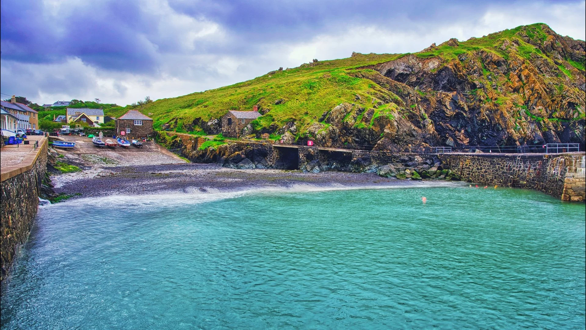 Mullion Harbours Blue Water