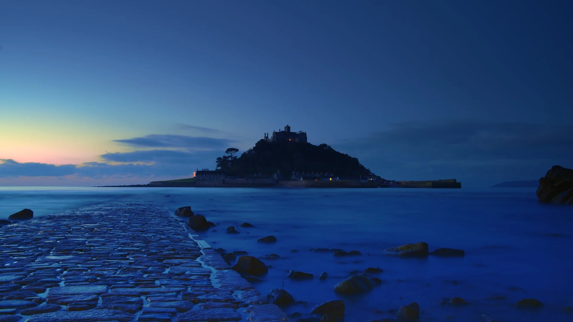 St Michael’s Mount Sunrise Long Exposure | Cornwall Canvas Print