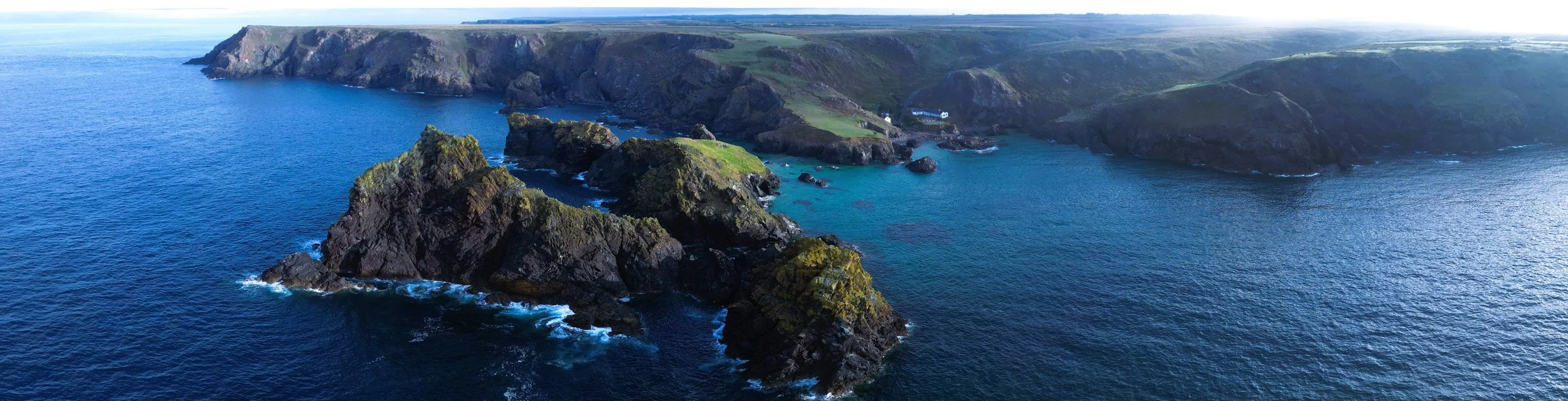 Kynance Cove Aerial Panorama