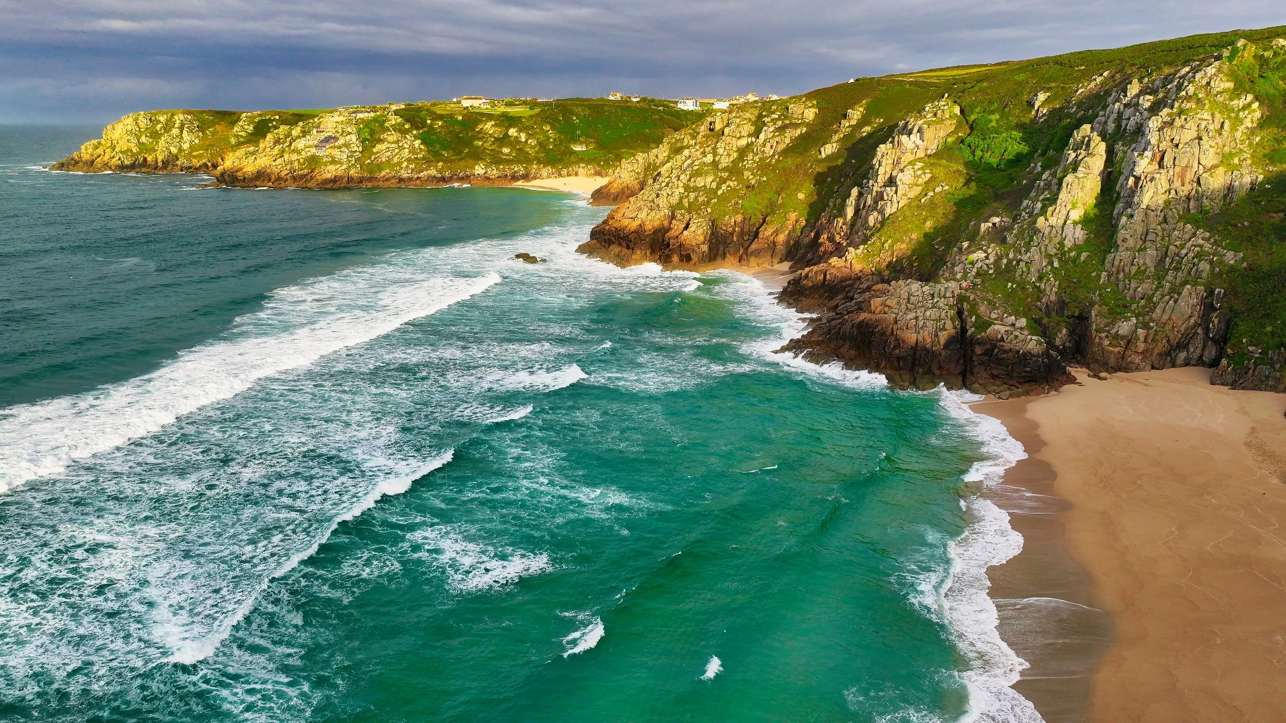Porthcurno Turquoise Tides | Cornwall Photography Print