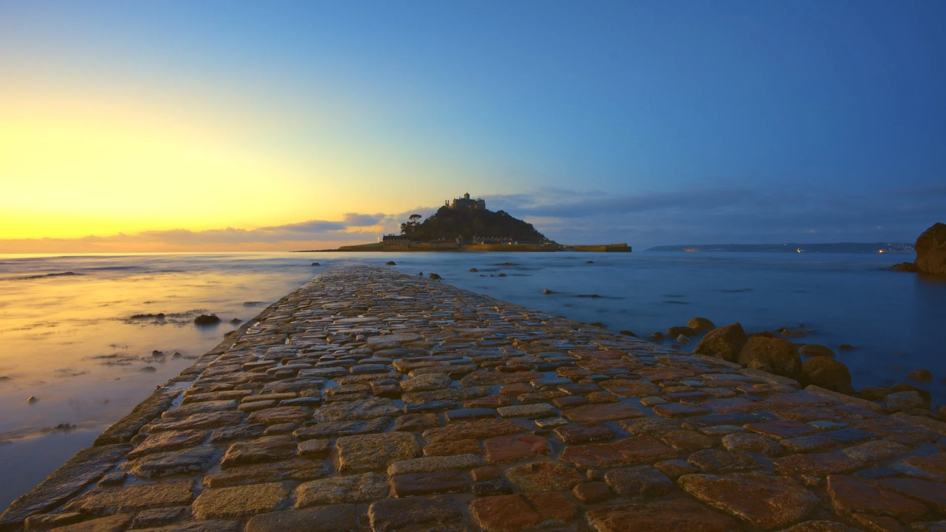 St Michael’s Mount Sunrise Causeway | Cornwall Photography Print