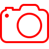 Red camera icon