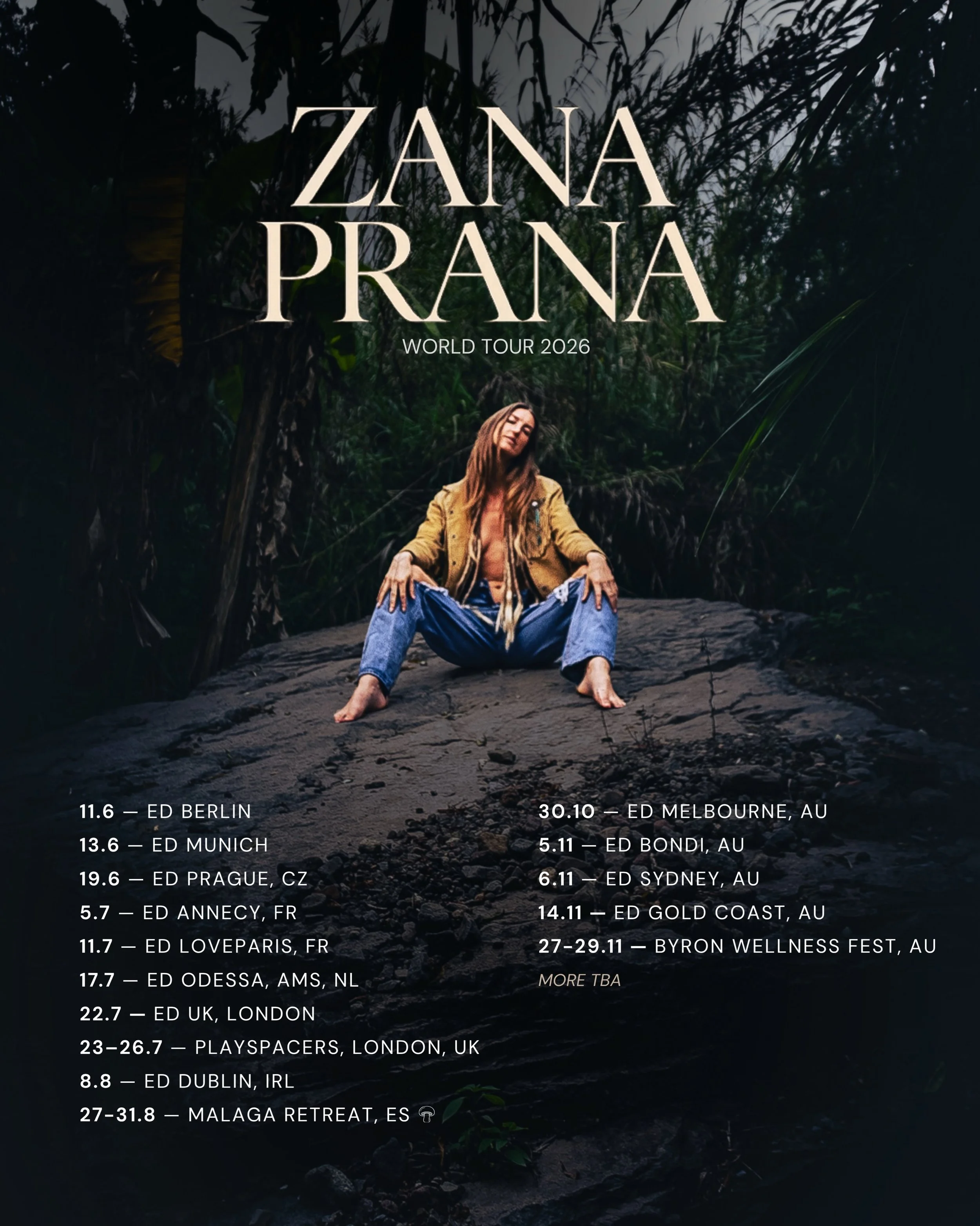 Updated 2026 World Dance Tour &mdash; Launching the spaceship tomorrow 🛸

✗ 11.6 @ecstaticdance.berlin 
✗ 13.6 @ecstaticdancemunich 
✗ 19.6 @ecstaticdance_prague 
✗ 5.7 @ecstaticdanceannecy 
✗ 11.7 @lovecstaticdanceparis 
✗ 17.7 @odessaamsterdam 
✗ 