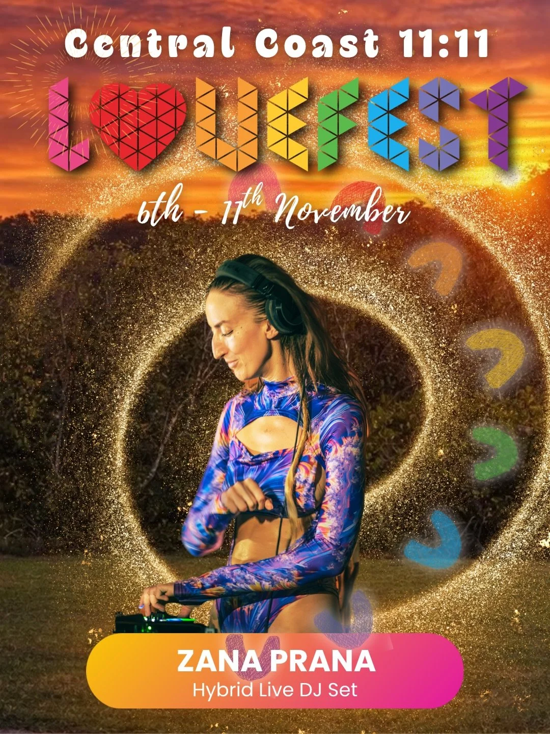 Enthused to announce that I&rsquo;ll be bringing a very special hybrid live set to @lovefestearth on the Central Coast for their 7th annual 11.11 celebration 🤍

This music journey will be something I&rsquo;ve never shared with the world before...

A