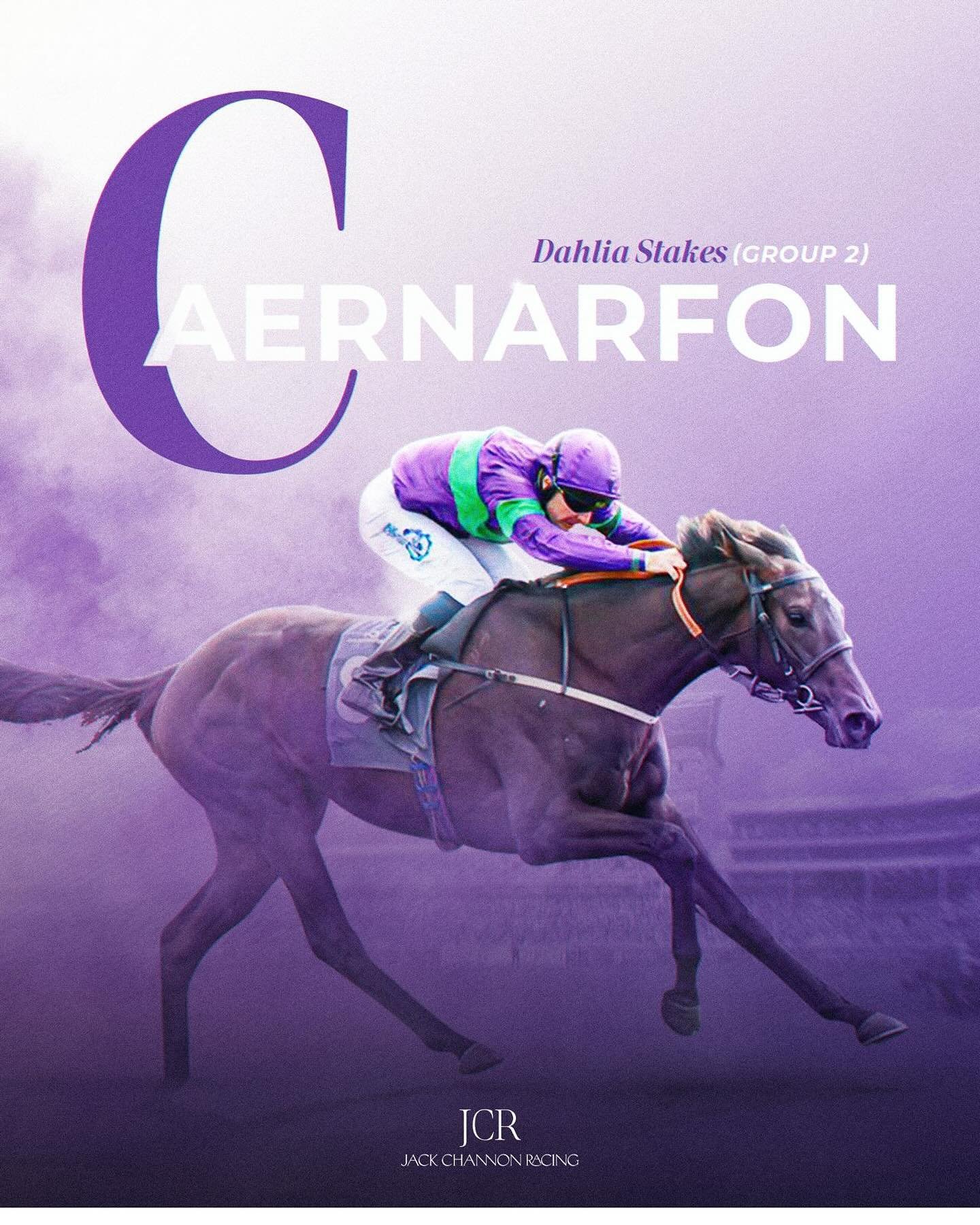An exciting day ahead with Caernarfon making her seasonal reappearance in the Dahlia Stakes (Group 2) at Newmarket under David Probert. Best of luck to all connections 🏇 #JCR
