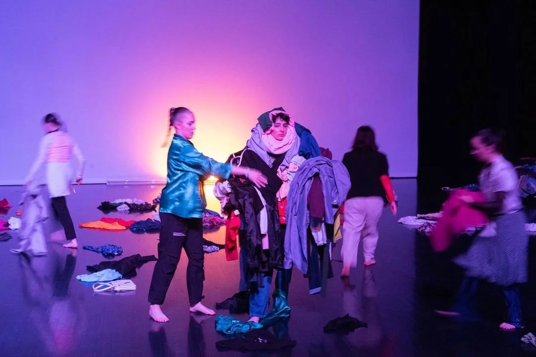 'Immatériel" - Jeanne Tétreault en collaboration avec les interprètes. Photo: Nathalie St-Pierre. 