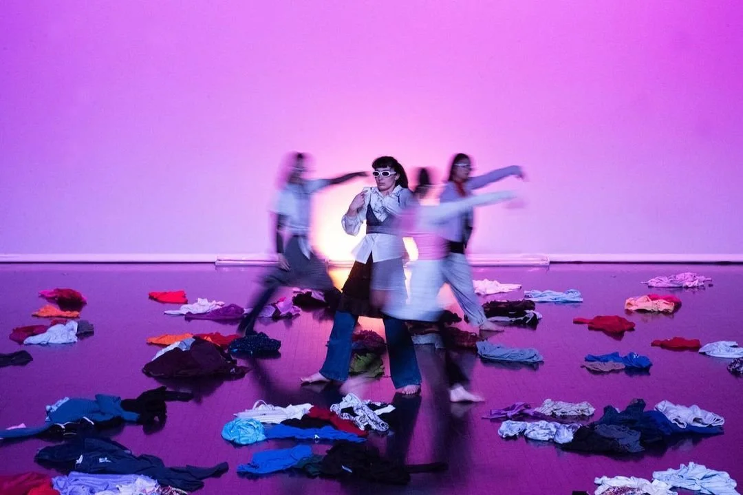 'Immatériel" - Jeanne Tétreault en collaboration avec les interprètes. Photo: Nathalie St-Pierre.