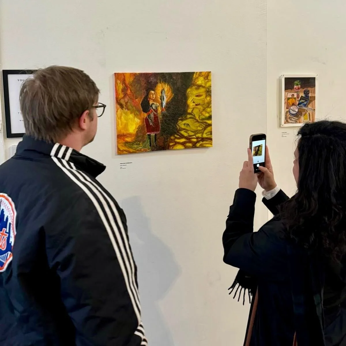 Cave woman, oil on canvas

Imagine home as something practiced rather than possessed. Soft Structures features works born from spaces gentled through cultural tradition, repetition, and care: a song passed down, a meal improvised, a room rearranged a