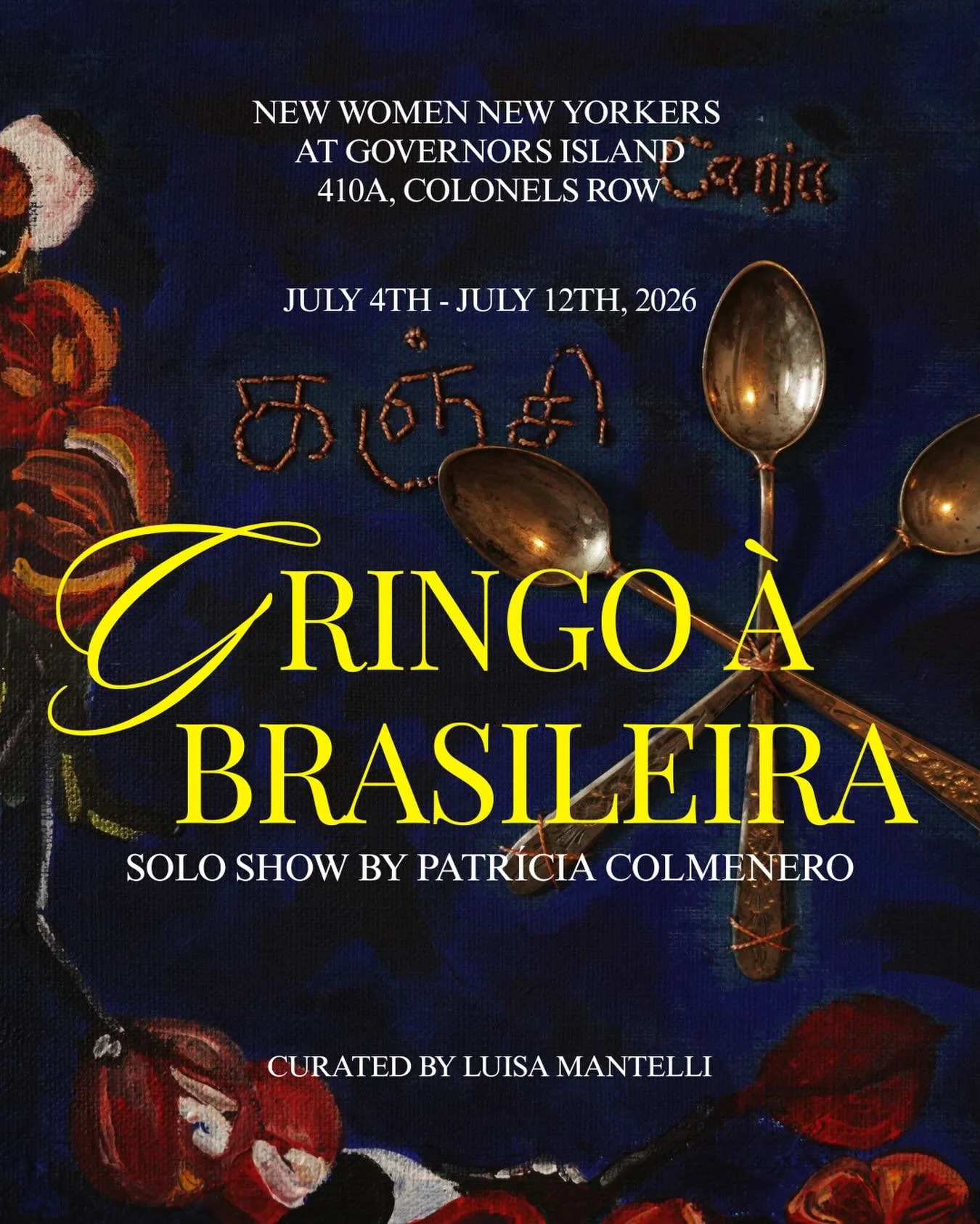 Solo show at Governor&rsquo;s Island, NYC

Brazilian art is cannibalistic.

Growing up in a colonized country, artist Patr&iacute;cia Colmenero became used to a diet of foreign references. Like many Brazilians searching for a language of their own, s