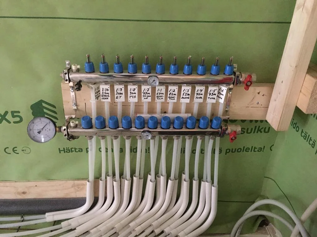 Lattialämmitys, Asikkala ja Lahti