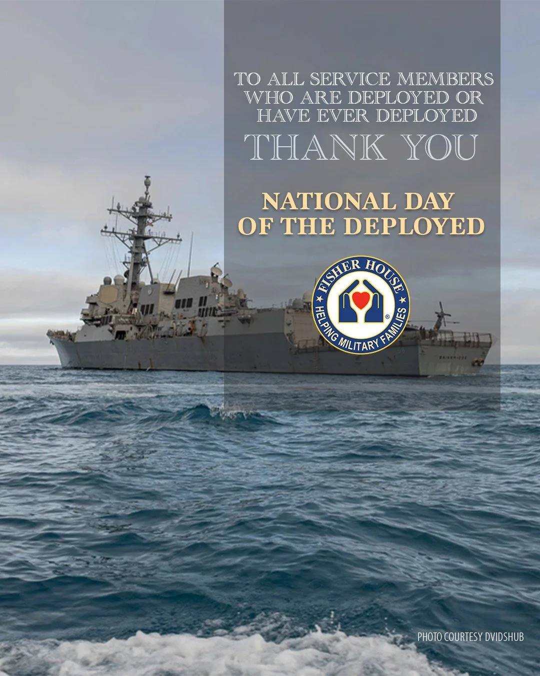 Today on the National Day of the Deployed, we honor all service members who are deployed, or have ever deployed, in defense of our nation. 

Your courage and commitment while away from home will never be forgotten. 

We also recognize the incredible 