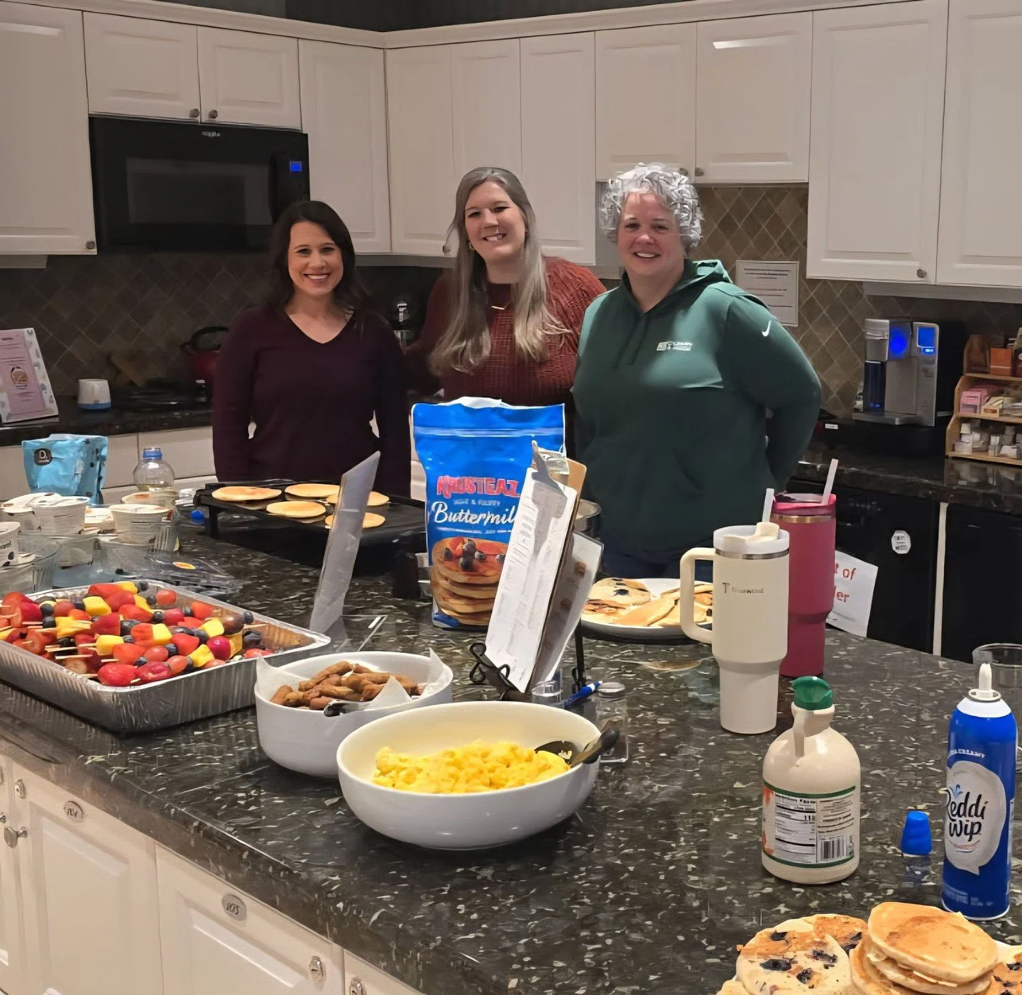 This morning the Milwaukee VA Fisher House was treated to a full breakfast thanks to the generosity of O&rsquo;Leary and Anick.

We are grateful for their commitment to supporting our military and veteran families who call the Fisher House home while