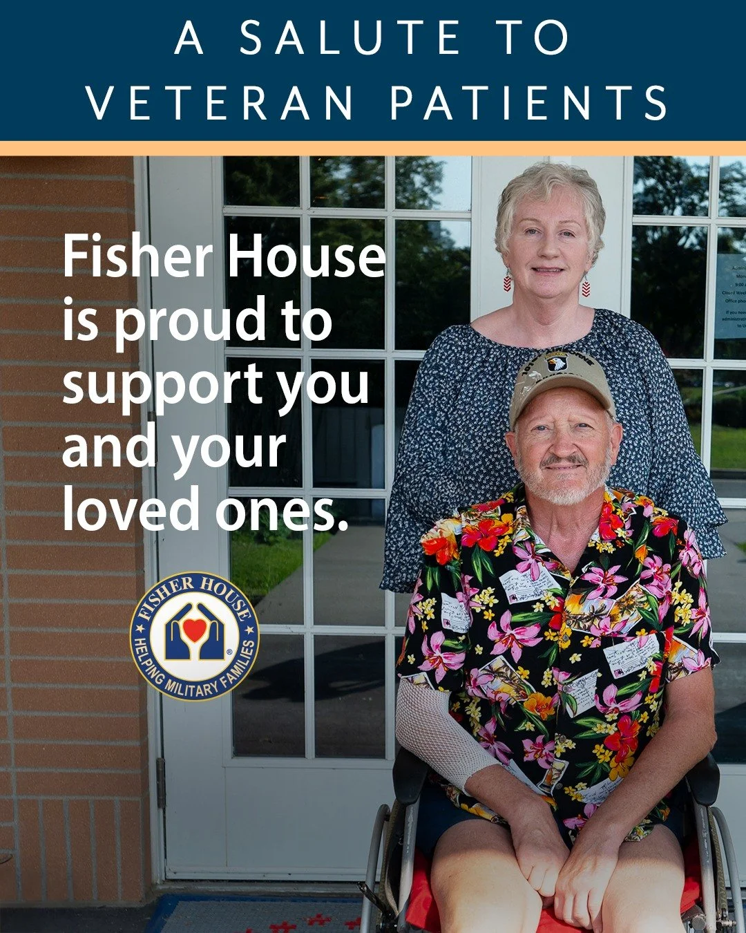 This week is the National Salute to Veteran Patients. 

We are grateful to our veterans for their service and are honored to serve them and their families while they receive medical care. 

Learn more about how you can get involved by following the l