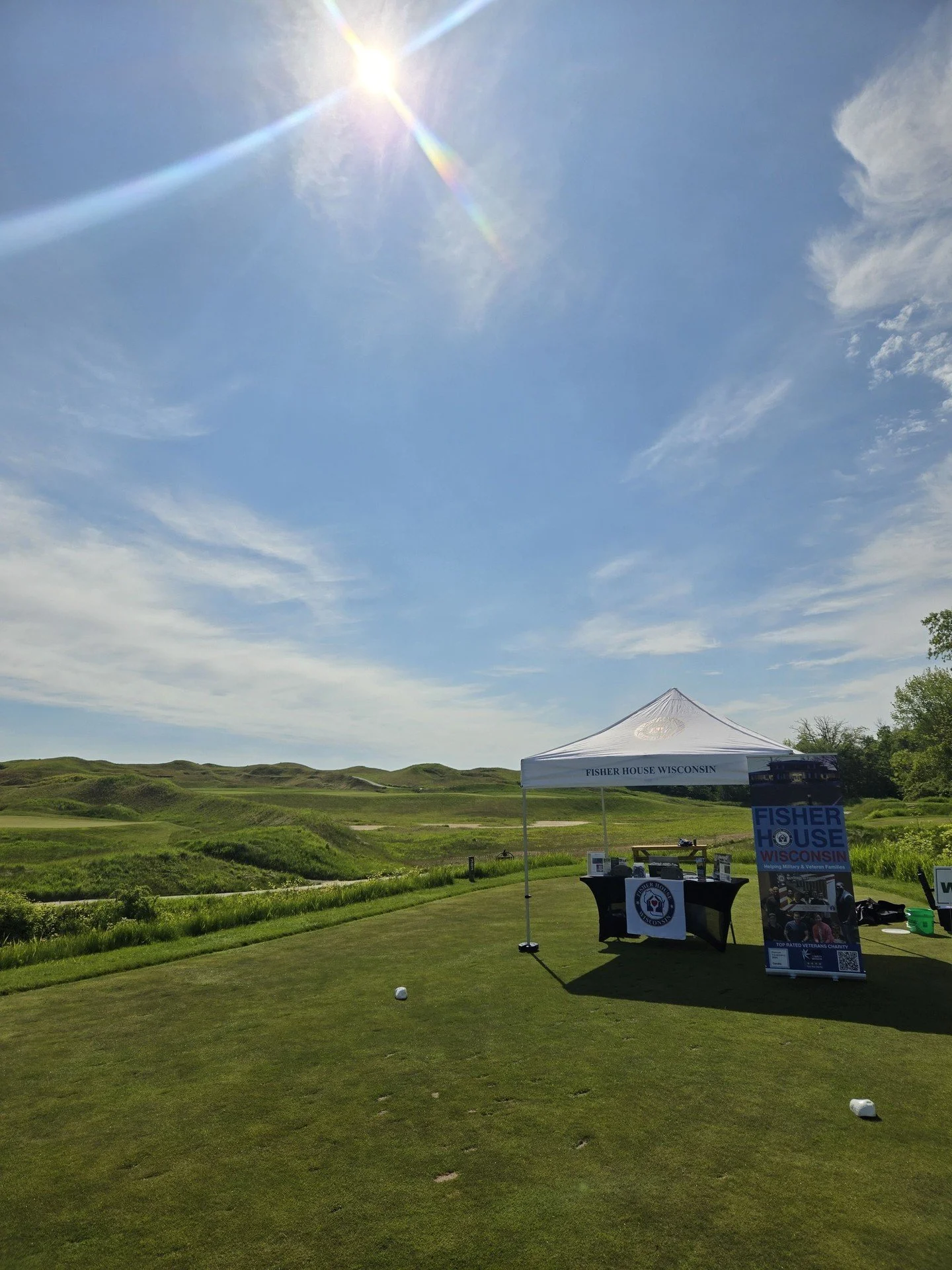 Some office views are better than others.

Thank you to the Veterans Alliance Charity Golf Outing for welcoming Fisher House Wisconsin to beautiful Whistling Straits. We were honored to spend the day sharing how Fisher House Wisconsin supports milita