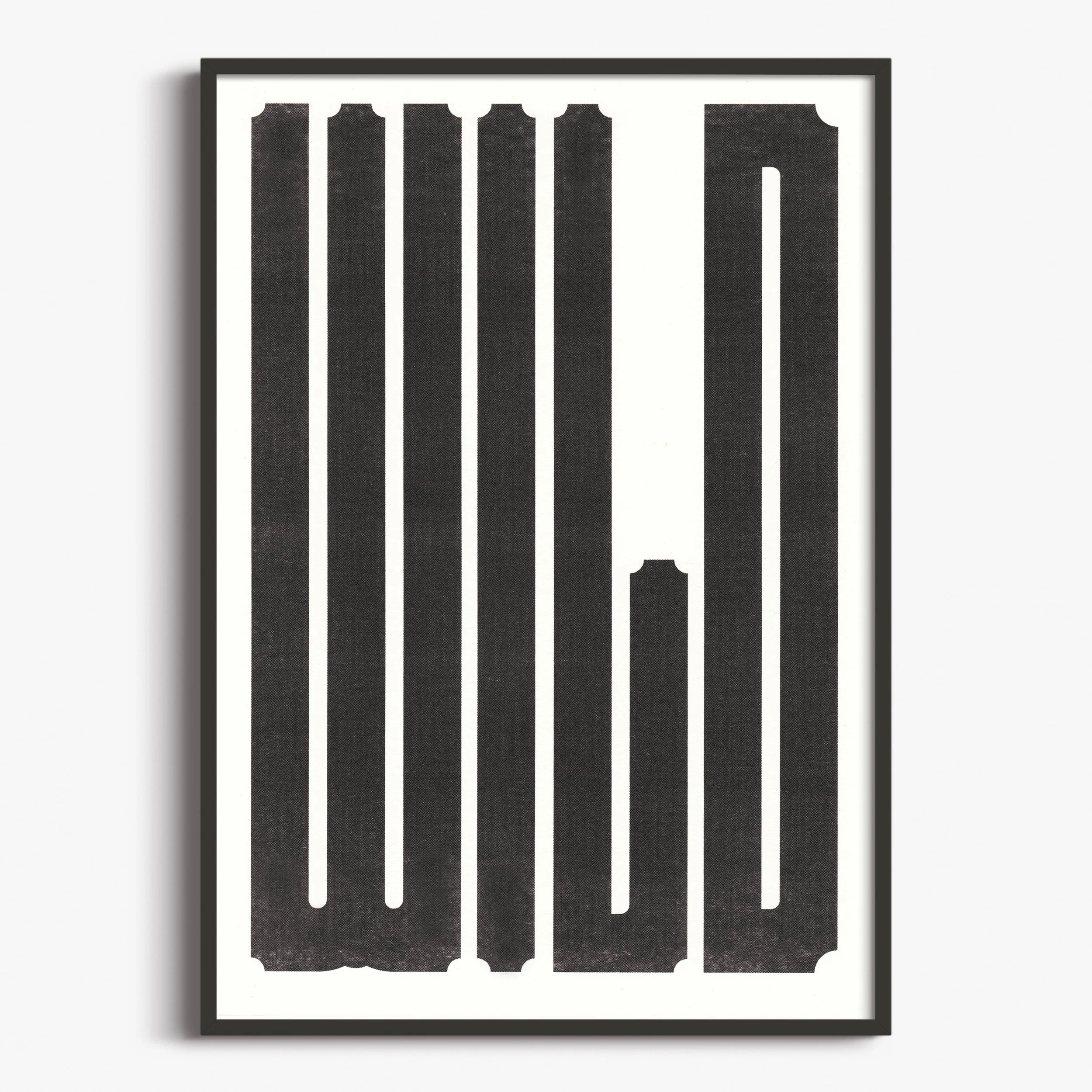 WILD - Typographic Art Print