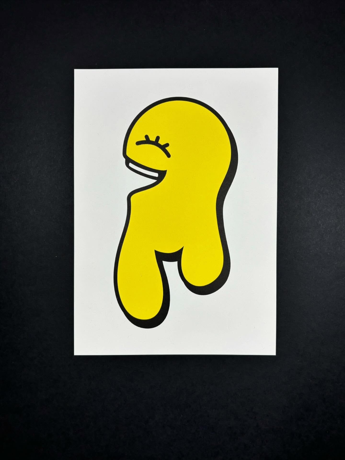 Critter in Yellow &amp; Black 

#risograph #risography #riso #risoart #risographprint #sheffieldart #sheffieldartist #sheffieldbusiness #printmaking #print #printmaker #printdesign #graphicdesign #graphicprint