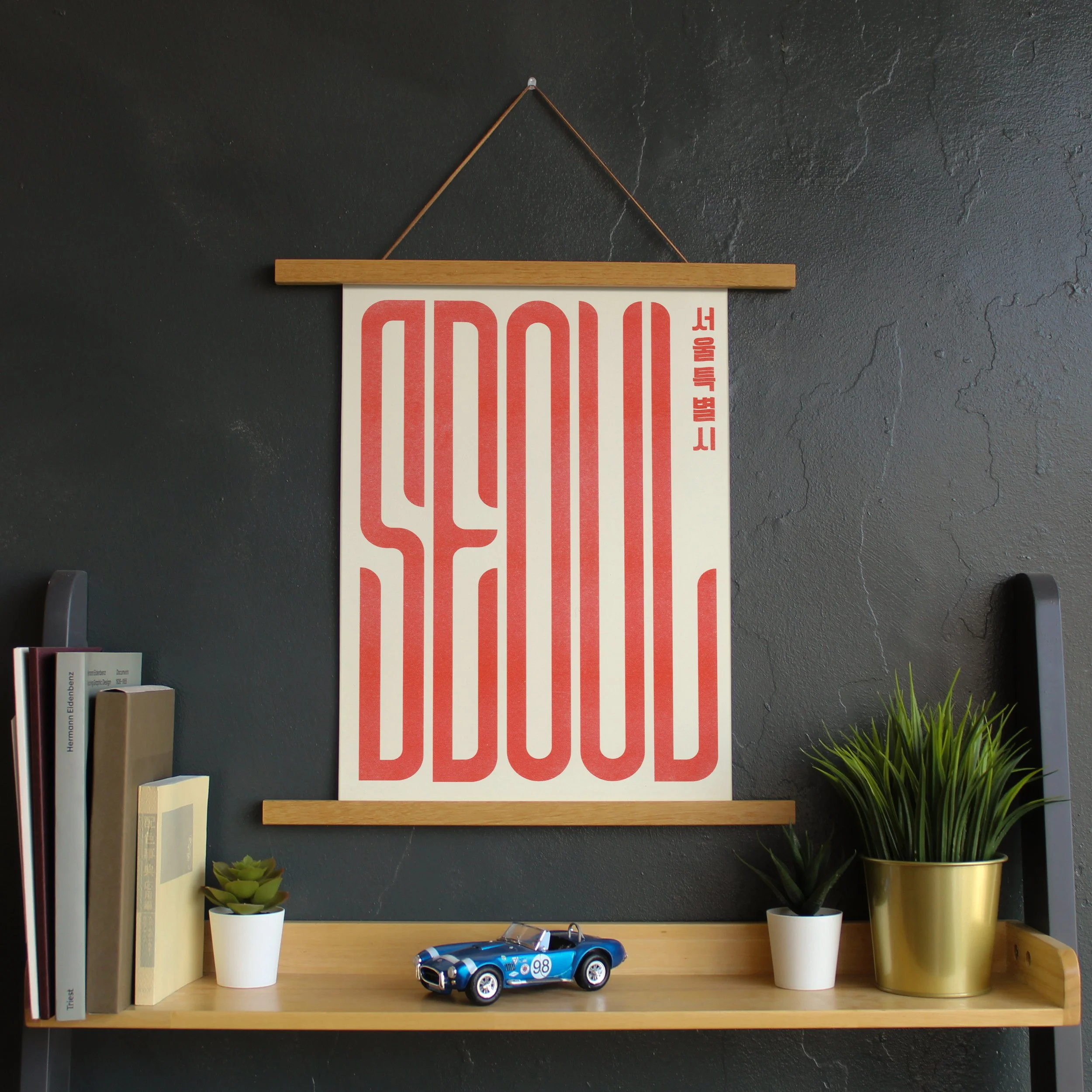 Seoul Typography Print
