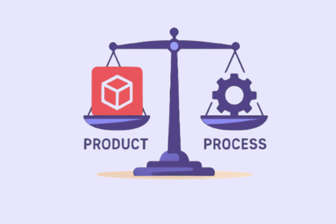 product vs process, product, process