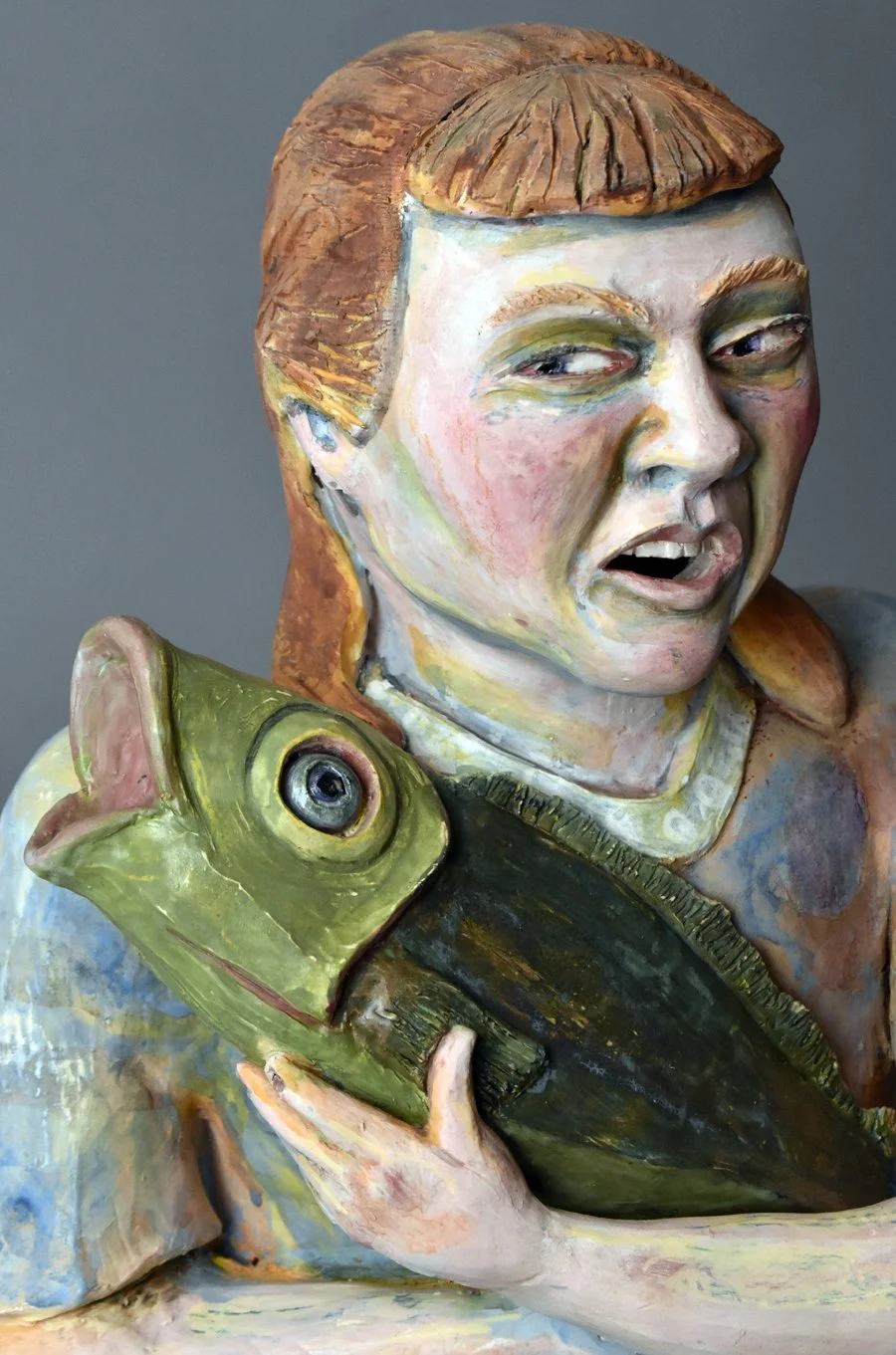Fish Wife   18"h x 11.5"w x 9"d