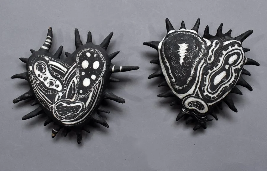 Hearts, assorted sizes