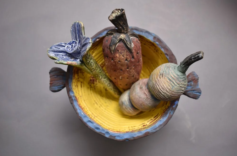 Bowls with Fruit, assorted sizes