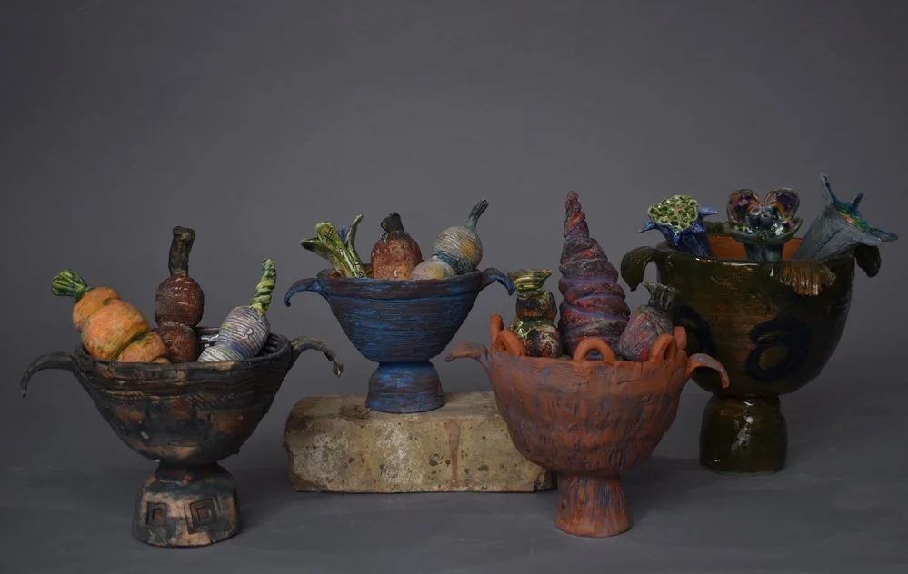 Bowls with Fruit, assorted sizes