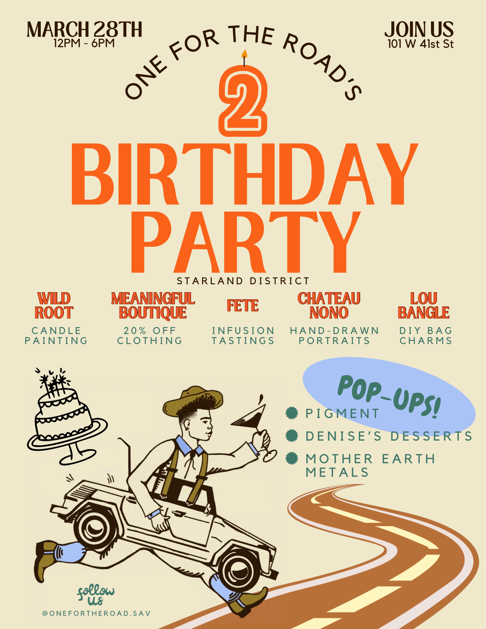 One For The Road Birthday