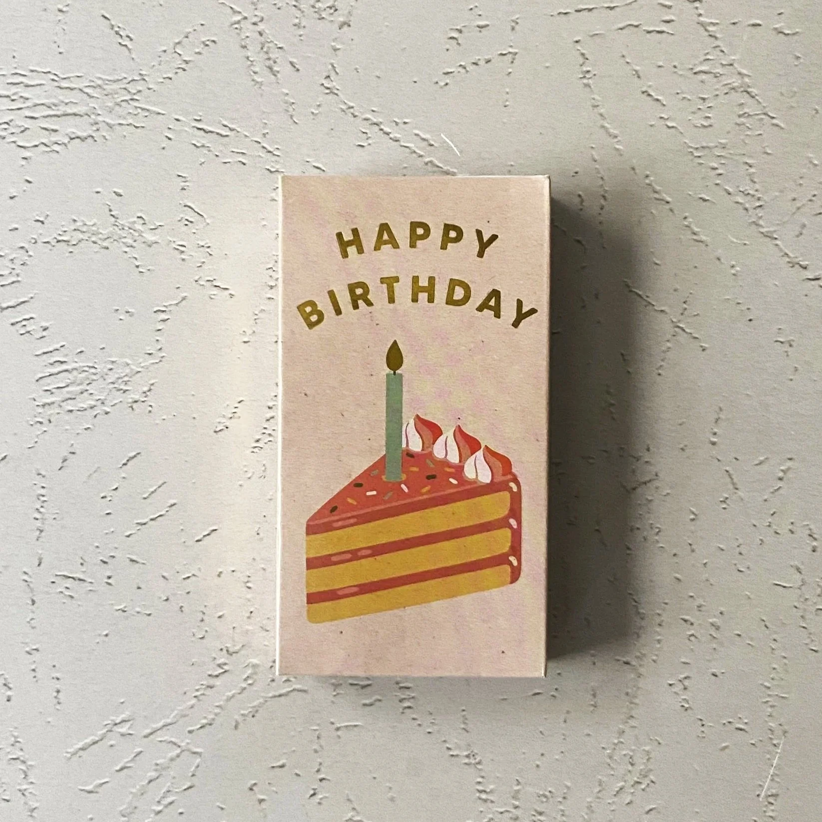 Happy Birthday Match Box