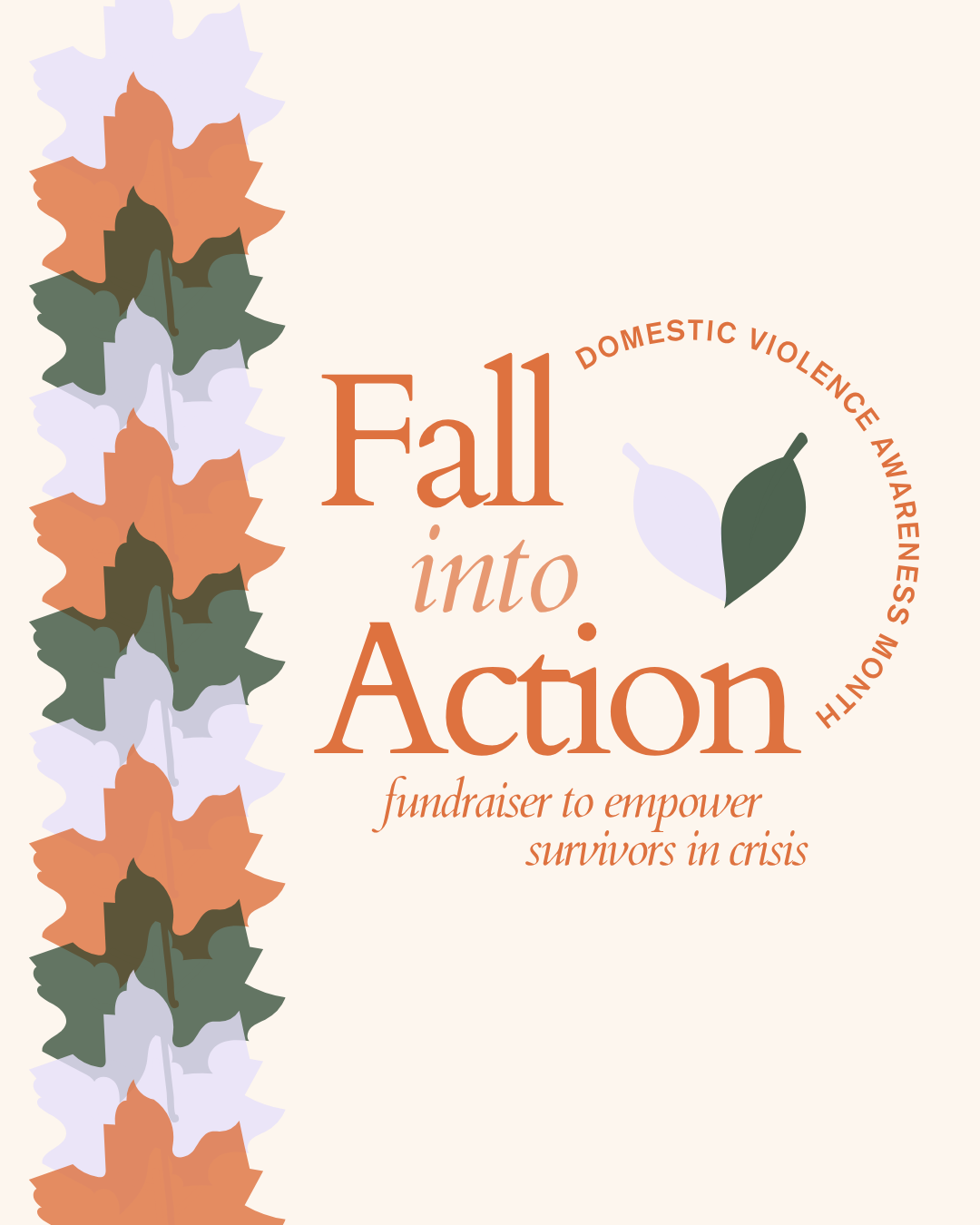 10.24 “Fall Into Action” DVAM Fundraiser