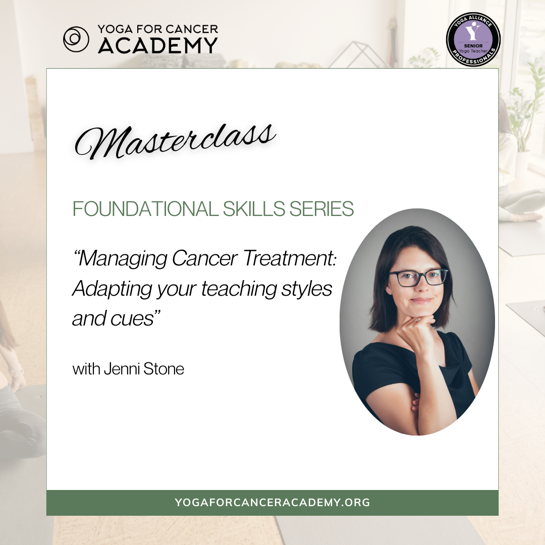 Masterclass cover - “Managing Cancer Treatment: Adapting your teaching styles and cues”