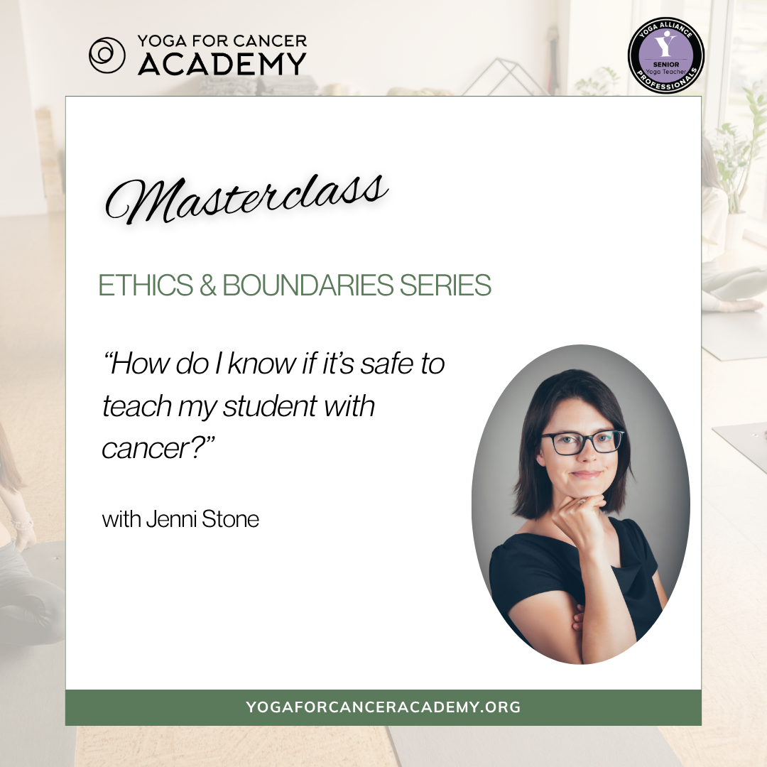 Masterclass Cover - “How do I know if it’s safe to teach my student with cancer?”